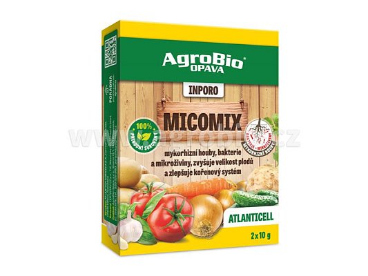 Přípravek pro podporu rostlin AGROBIO Inporo Micomix (Atlanticell) 2x10g
