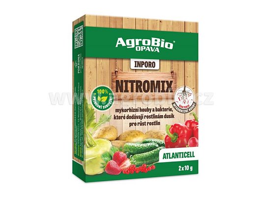 Přípravek pro růst rostlin AGROBIO Inporo Nitromix (Atlanticell) 2x10g