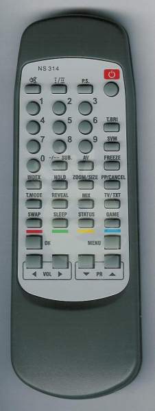 GRUNDIG -  RC5F29 náhradní dálkový ovladač STF72-1010/7TEXT