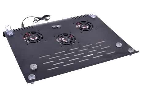 Chladící podložka pod netebook, netbook, laptop, se třemi ventilátory a vyp�