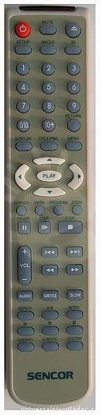 Daewoo -  DVD-player DV-500ES, DV-700S náhradní dálkový ovladač