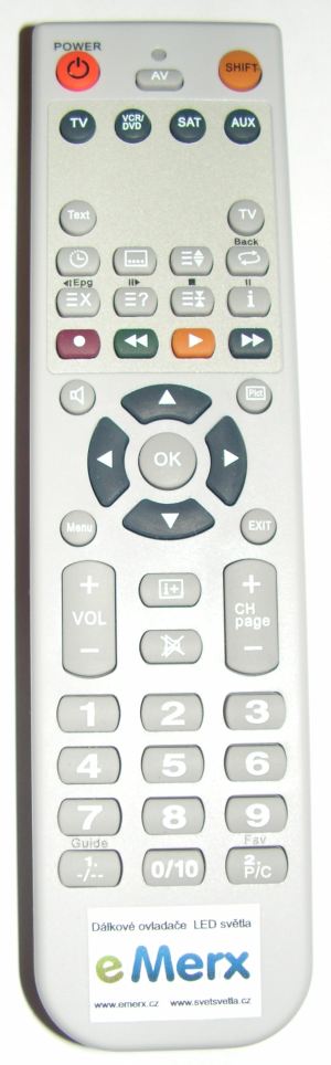 Kaon KVR1000 DAB, KVR1000 PLUS náhradní dálkový ovladač
