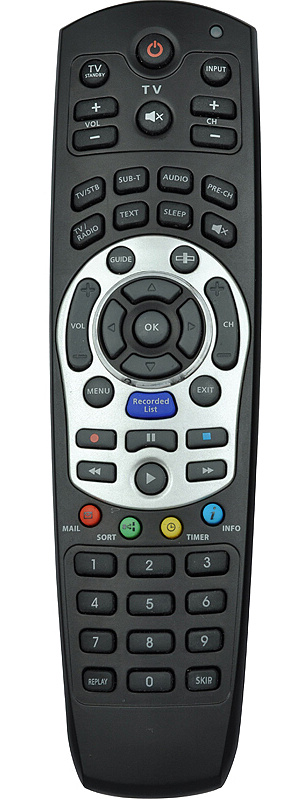 Kaon  KSC-S660HD PVR  náhradní dálkový ovladač jiného vzhledu