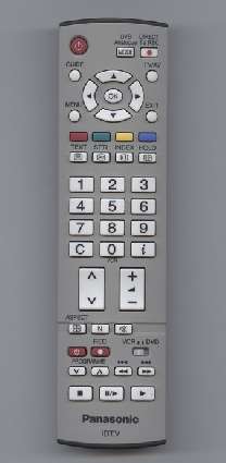 Originální dálkový ovladač Panasonic EUR7651100 náhrada je EUR7651060 nebo 