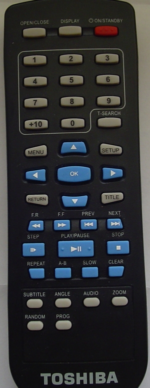TOSHIBA  DVD SD190 SD280 SD-185EKE, SD-280E originální dálkový ovladač - SE-