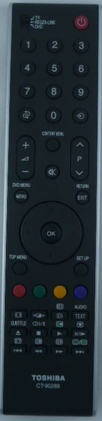 TOSHIBA - CT90288  Náhradní dálkový ovladač - NÁHRADA