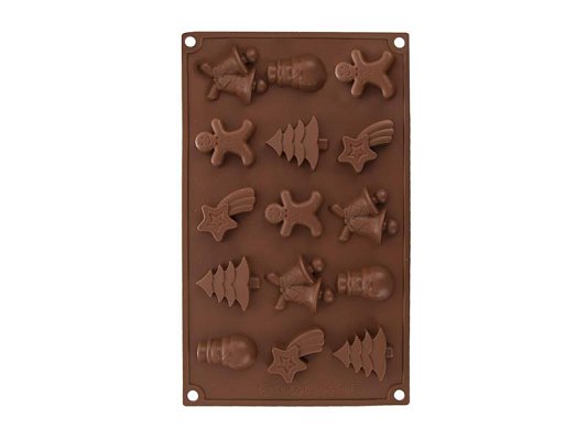 Forma na pečení vánočního cukroví ORION 29x17x1,5cm Brown