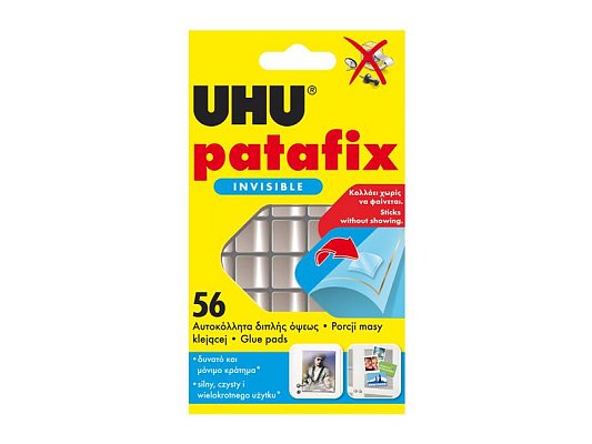 Lepící guma UHU PATAFIX Invisible transparentní