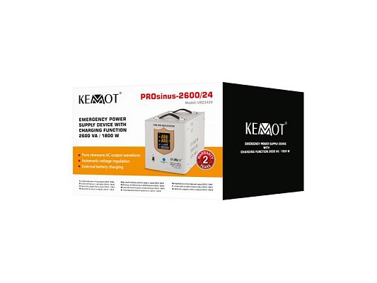 Zdroj záložní KEMOT PROsinus-2600/24 1800W 24V White