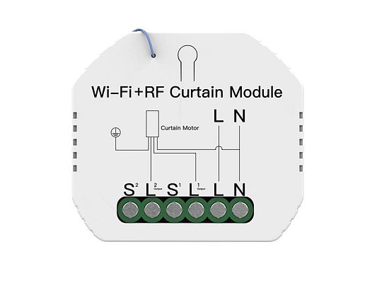 Smart ovladač žaluzií a rolet MOES Curtain Switch Module MS-108WR WiFi Tuya