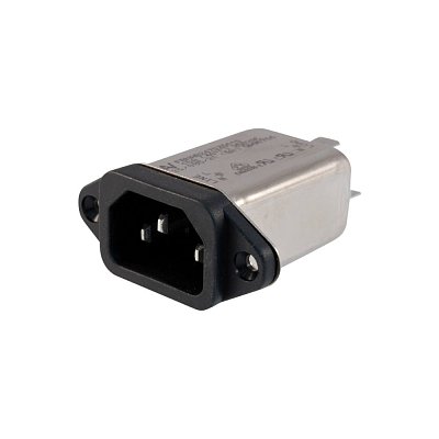 Konektor IEC C14, vidlice s filtrem 10A