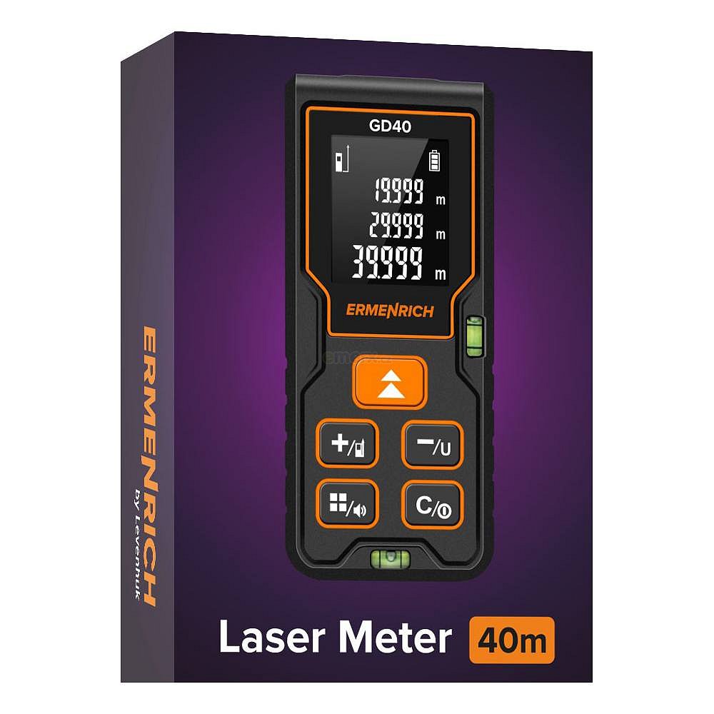 Laserový měřič vzdálenosti 0,05-40m