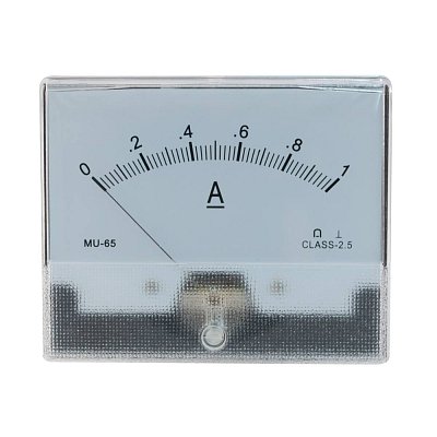 Analogový panelový ampérmetr 0-1A