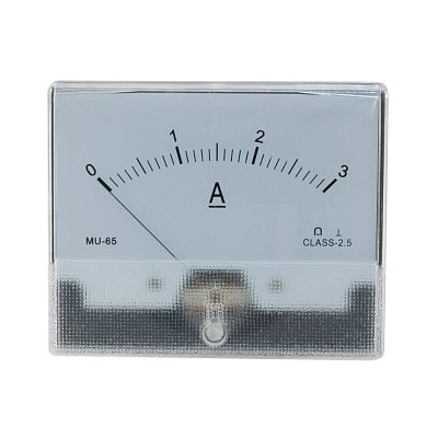 Analogový panelový ampérmetr 0-3A