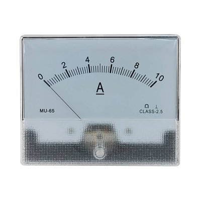 Analogový panelový ampérmetr 0-10A