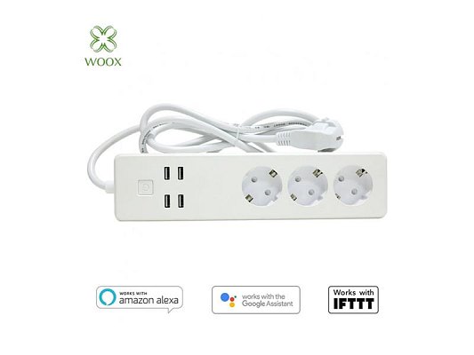 Smart prodlužovací kabel WOOX R4028 WiFi Tuya