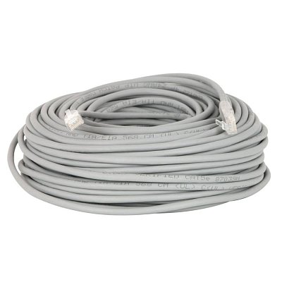 Patch kabel UTP RJ45-RJ45, CAT5E, 50m šedý