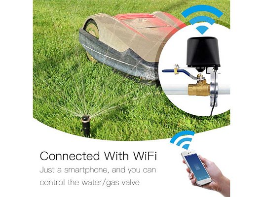 Smart motorizovaný zavírač ventilu MOES Water Valve WiFi Tuya