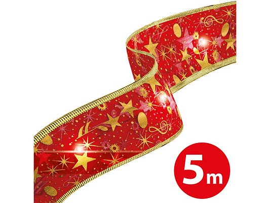 Stuha vánoční LED FAMILY 58933J 5m