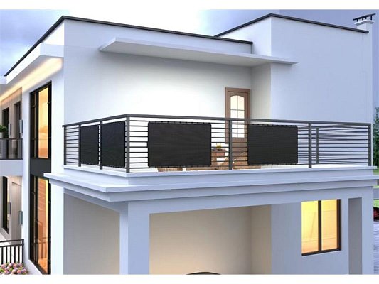 Solární panel SOLARFAM 12V/150W semi flexibilní na balkón, plot
