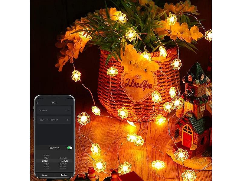 Smart LED vánoční řetěz 58381A 2m Bluetooth
