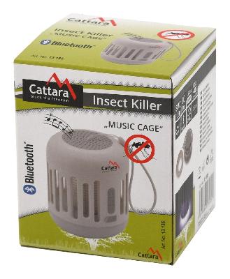 Svítilna MUSIC CAGE Bluetooth nabíjecí + UV lapač hmyzu CATTARA