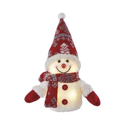 Vánoční figurka s jemným teplým světlem 