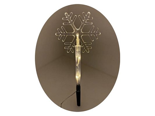 Dekorace vánoční TRIXLINE TR-228V Zapichovací vločka