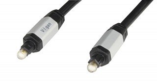 Optický kabel Toslink M/M, 1m VIGAN