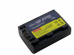 SONY NP-FP50, NP-FH50 Lilon aku P 7,2V/4,9Wh(680mAh),31,8x18,5x45mm Náhradní neoriginální baterie.