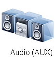 Dálkové ovladače pro audio (AUX) Dálkové ovladače pro audio (AUX)