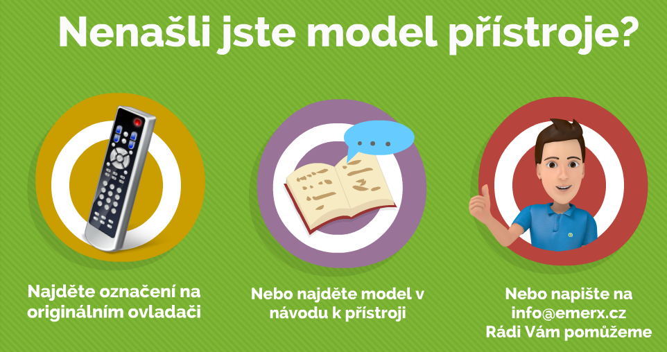 nenašli jste model? 