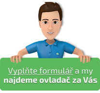 vyplňte formulář a my najdeme dálkový ovladač za Vás