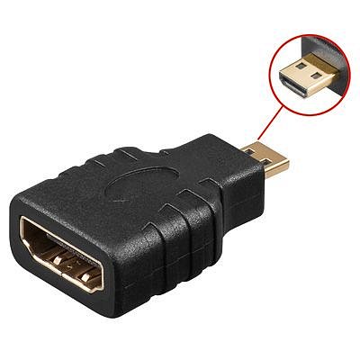 Redukce Micro HDMI male / HDMI A female Premiumcord (kphdma-15)