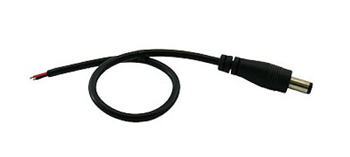 Prodlužovací kabel s konektorem, vidlice 5,5 x 2,1mm, 80cm