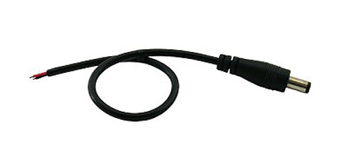 Prodlužovací kabel s konektorem, vidlice 5,5 x 2,1mm, 20cm
