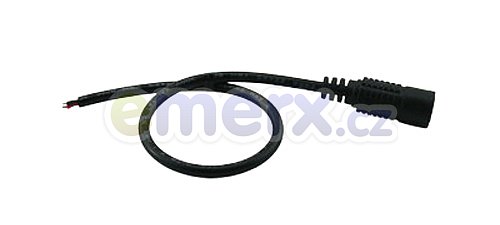 Prodlužovací kabel s konektorem, zásuvka 5,5 x 2,1mm, 20cm