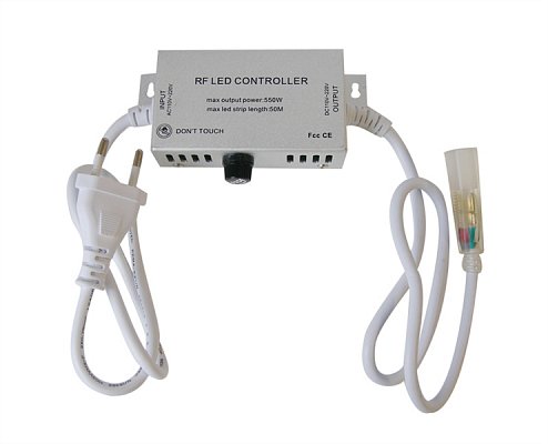 RGB kontroler pro LED pásky 230V + ovladač