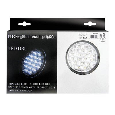 Světla pro denní svícení LED DRL019/pir, homologace