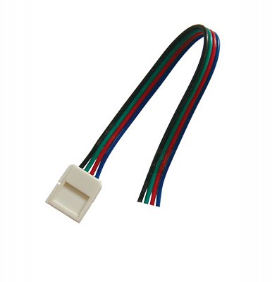 Konektor nepájivý pro RGB LED pásky 5050 30,60LED/m o šířce 10mm s vodičem