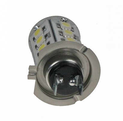 LED žárovka 12V, H7, 18LED/3SMD