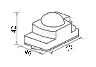 Mikrovlnný senzor (pohybové čidlo) ST701