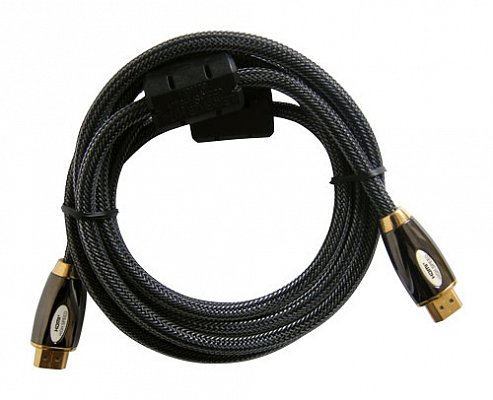 Kabel HDMI - HDMI 2,0m HQ (gold,ethernet,filtr)