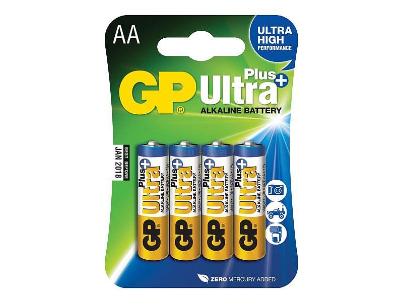 Baterie AA (R6) alkalická GP Ultra Plus Alkaline