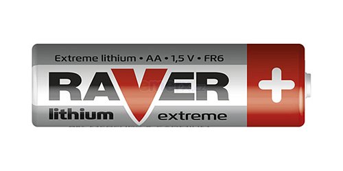 Baterie lithiová AA R6 1,5V RAVER 2ks