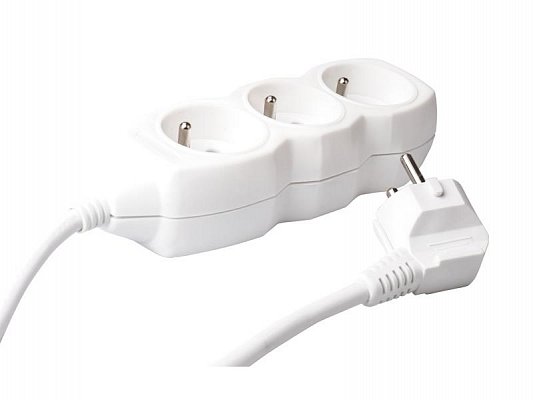 Prodlužovací kabel 5m 3x1,5mm 3 zásuvky