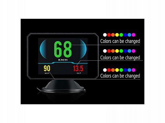 Palubní DISPLEJ 2,8" LCD, OBDII, FULL