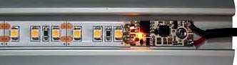 Komplet LED pásku 2 m studená bílá 1200 lm/1m se stmívačem do profilu