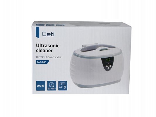 Čistička ultrazvuková Geti 600ml, GUC 601