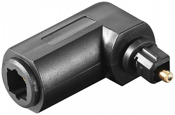 Redukce TOSLINK M/F 90°